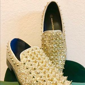 Alberto Fellini Men spikes Fashion Spiked loafers